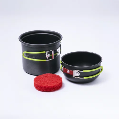 Conjunto de Panelas Camping 2 peças Ultraleve Hawapi