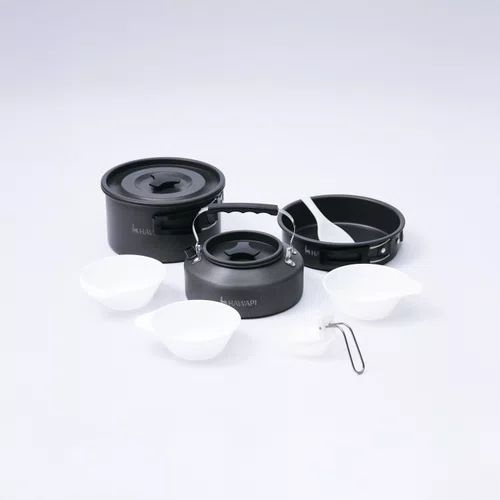 Conjunto de Panelas Camping 3 peças Ultraleve Hawapi