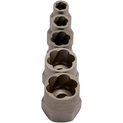 Conjunto Extrator De Parafusos e Porcas 5 Peças 394002 Irwin