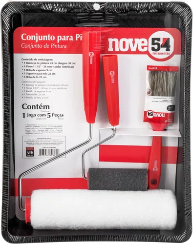 Conjunto para Pintura 5 Peças Nove54 Vonder