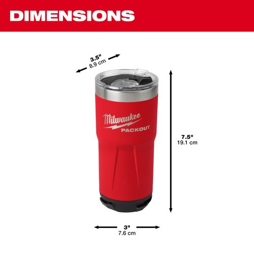 Copo Térmico 590ml  Vermelho 48-22-8392R Milwaukee