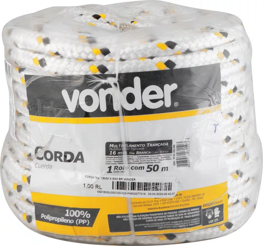 CORDA MULTIF TRANC 16MMX 50M BR VONDER
