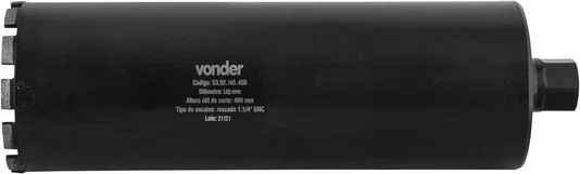 Coroa Diamantada Segmentada 140 mm Vonder
