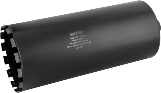 Coroa Diamantada Segmentada 180 mm x 450 mm Vonder