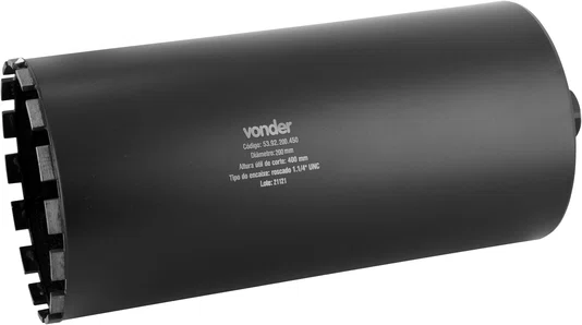 Coroa Diamantada Segmentada 200 mm x 450 mm Vonder
