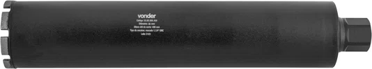Coroa Diamantada Segmentada 89 mm x 450 mm Vonder