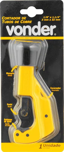 CORTADOR DE TUBOS DE COBRE VONDER