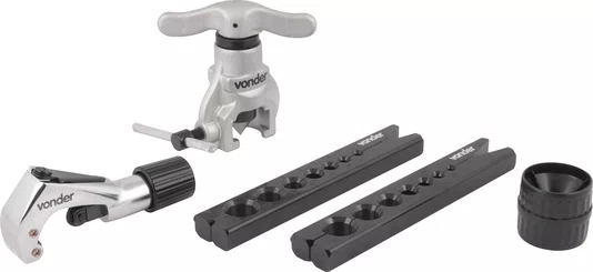 CORTADOR/FLANGEADOR P/TUBOS JG 6PC VONDE