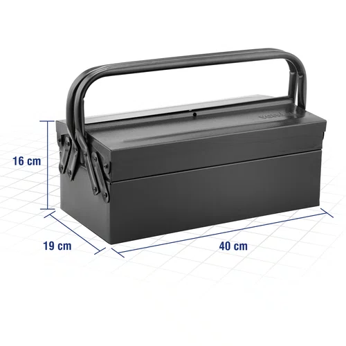 Caixa Metálica para Ferramentas 03 Gavetas 40x19x16cm Vonder