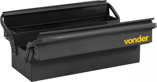 Caixa Metálica para Ferramentas 03 Gavetas 50x19x16cm Vonder