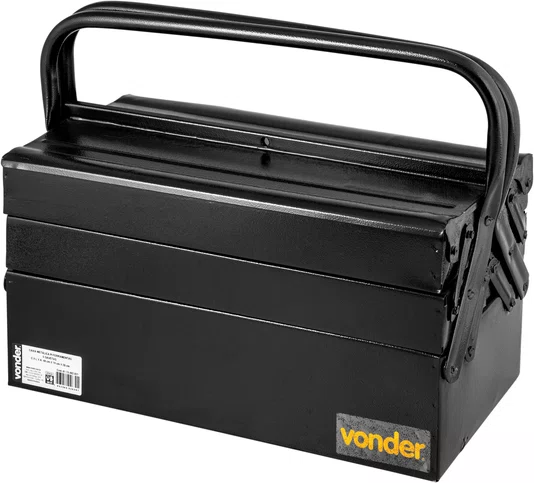 Caixa Metálica para Ferramentas 5 Gavetas 40x19x20cm Vonder
