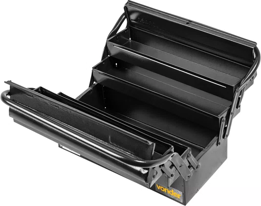Caixa Metálica para Ferramentas 5 Gavetas 40x19x20cm Vonder