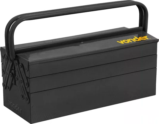 Caixa Metálica para Ferramentas 5 Gavetas 50x19x20cm Vonder