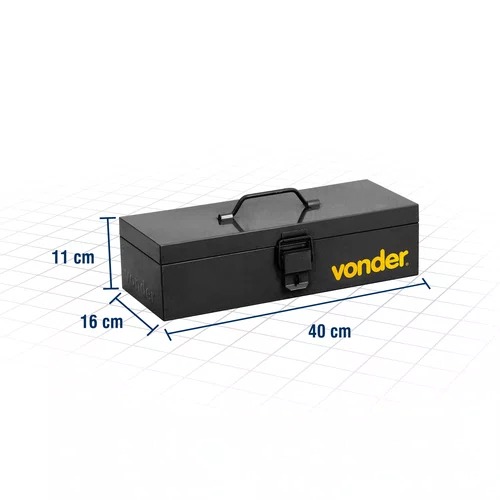 Caixa Metálica para Ferramentas 40cm Vonder