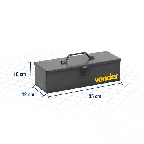 Caixa Metálica para Ferramentas Hobby 35cm Vonder