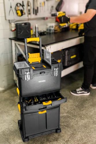 Caixa Plástica com Roda CRV0500 Vonder