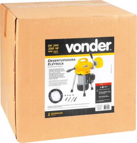 Desentupidora Elétrica DV390 127V Vonder