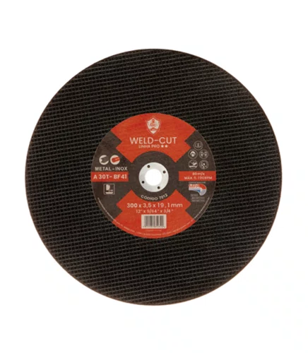 Disco De Corte 12 Pol. 305X3,5X 3/4 Pol. Pró Cut - 7012 - SC WELD