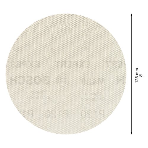 Disco de Lixa Bosch EXPERT M480 125mm Grão 120 com 5un