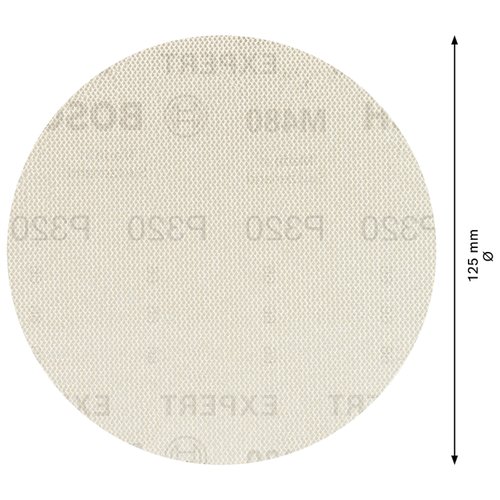 Disco de Lixa Bosch EXPERT M480 125mm Grão 320 com 5un
