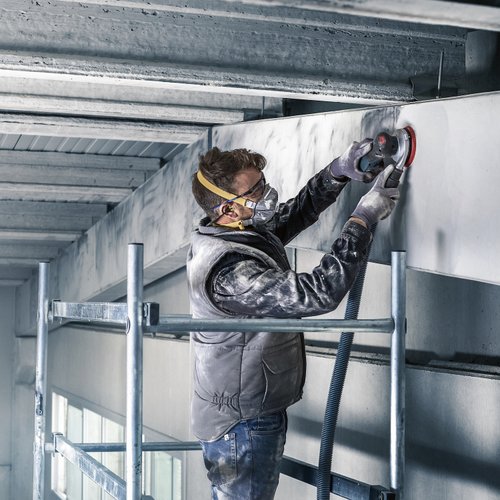 Disco de Lixa Velcro Bosch PRO F355 125mm Grão 1200 com 5 Unidades