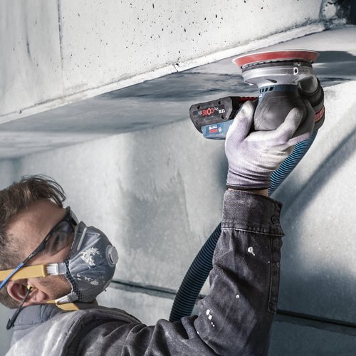 Disco de Lixa Velcro Bosch PRO F355 125mm Grão 320 com 5 Unidades