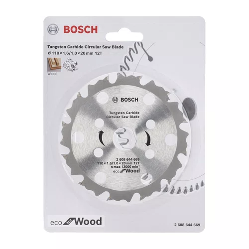 Disco De Serra Circular Coolteq 110mm 2608644669 Bosch