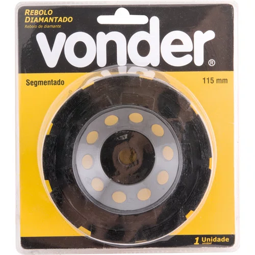 Disco de Desbaste Diamantado 115 mm x M14 Segmentado – Vonder