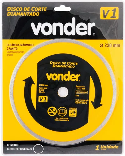 Disco Diamantado 230 mm V1 Vonder