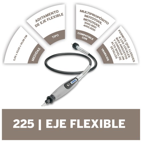 Eixo Flexível 225 26150225AJ Dremel