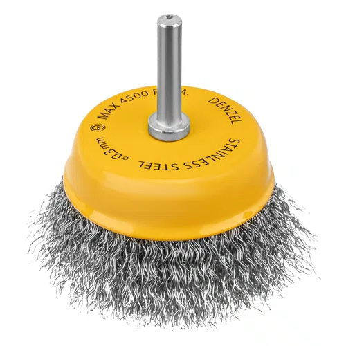 Escova Copo Aço Inox Ondulada 65mm x 06mm 74477355 Denzel