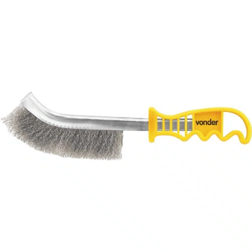 Escova Manual Aço Carbono Cabo Plástico 3599030001 Vonder