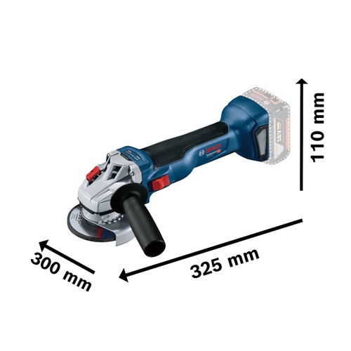 Esmerilhadeira Bosch 18V 5" GWS 18V-10 Sem Bateria BL