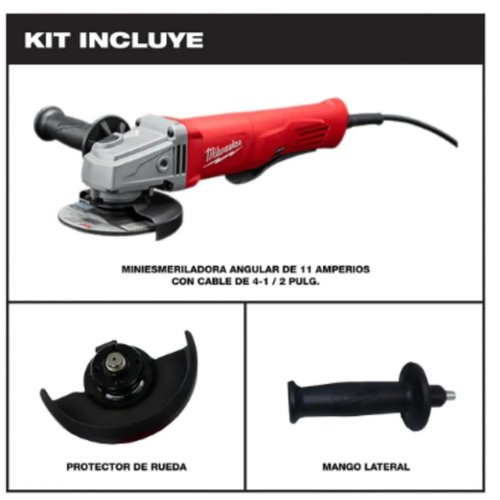 Esmerilhadeira 4.1/2" 1250W Gatilho 6141-59 220V Milwaukee