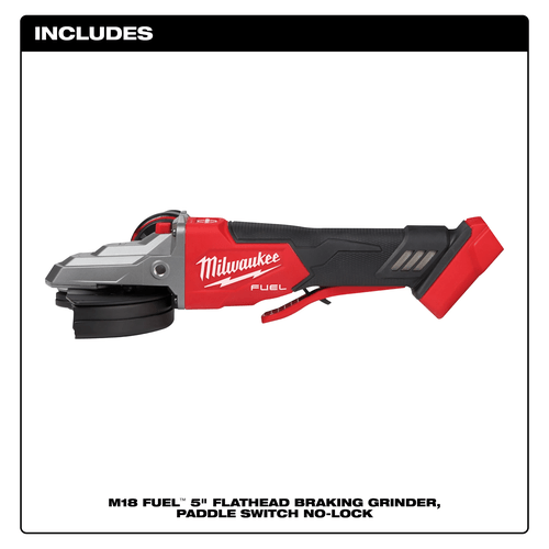 Esmerilhadeira 5"  18V Fuel Perfil Baixo 2886-20 Milwaukee