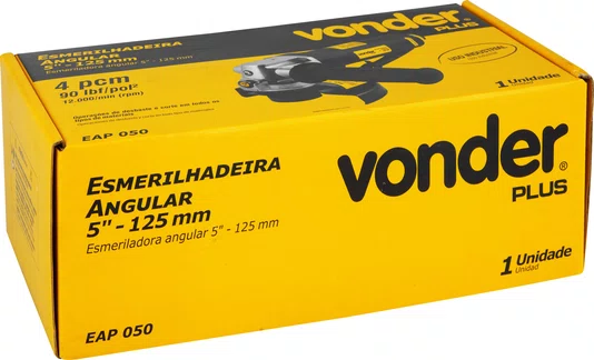 ESMERILHADEIRA ANG 5"  PNEUM EAP 050 VDP