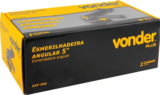 ESMERILHADEIRA ANG 5"  PNEUM EAP 500 VDP