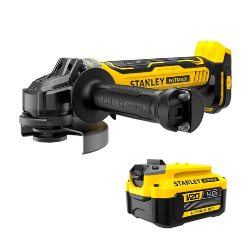 Esmerilhadeira Angular 4.1/2 5” 20V SBG700B-B2 + Bateria 4Ah Stanley