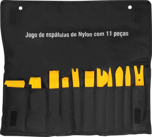 Jogo de Espátulas de Nylon para Automóveis com 11 Peças Vonder