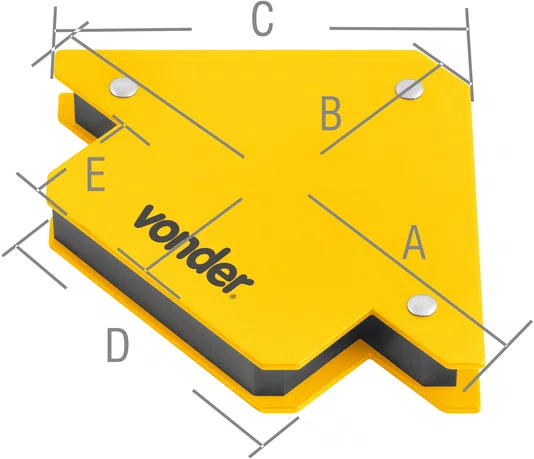 Esquadro Magnético 10 kg Vonder