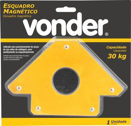 Esquadro Magnético 30kg Vonder