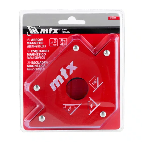 Esquadro Magnetico Para Soldador, 50 Libras, 23 Kgf, Ref 9755355 - MTX