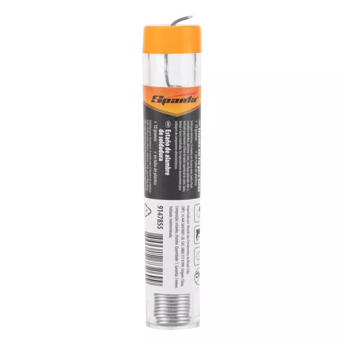 Estanho Fio Solda 1,0mm 10g 40/60 Estanho/Chumbo 9147855 Sparta