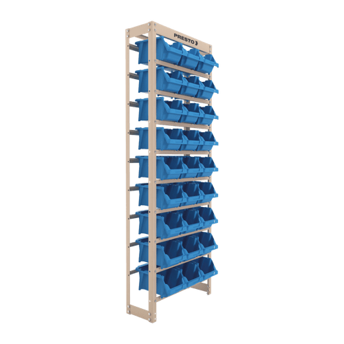 Estante Gaveteiro Organizador Kit 27 Gavetas N5 Azul Presto