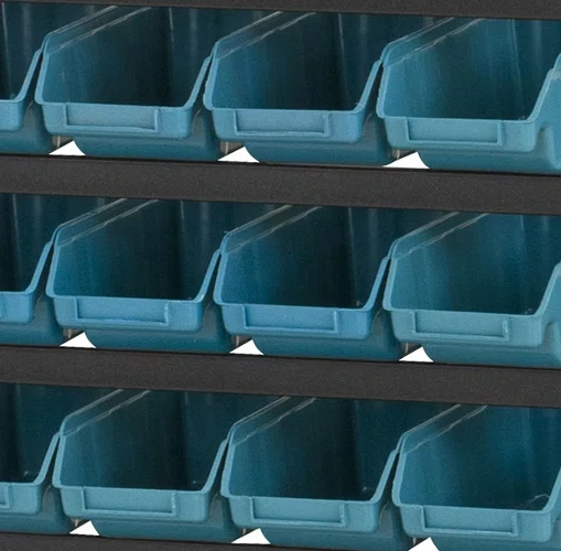 Estante Metálica 25/3 com Gaveteiros Prática Azul Vonder