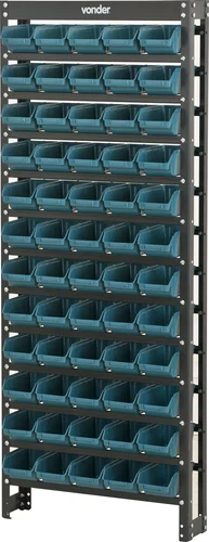 Estante Metálica com 60 Gaveteiros Nº 3 Azul – Vonder