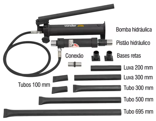 Esticador Hidráulico para Lataria 6 Ton Vonder