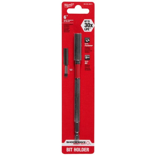 Extensor para Bit Magnético e Impacto 1/4"x150mm 48-32-4511 Milwaukee