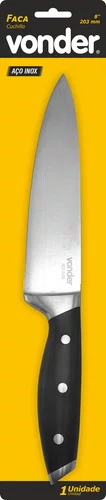FACA P/CHURRASCO 8" ACO INOX VONDER