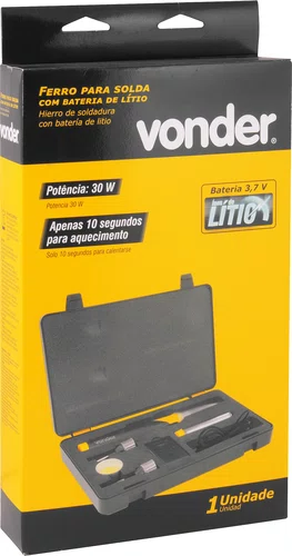 FERRO P/SOLDA BAT LITIO USB FSV030 VD